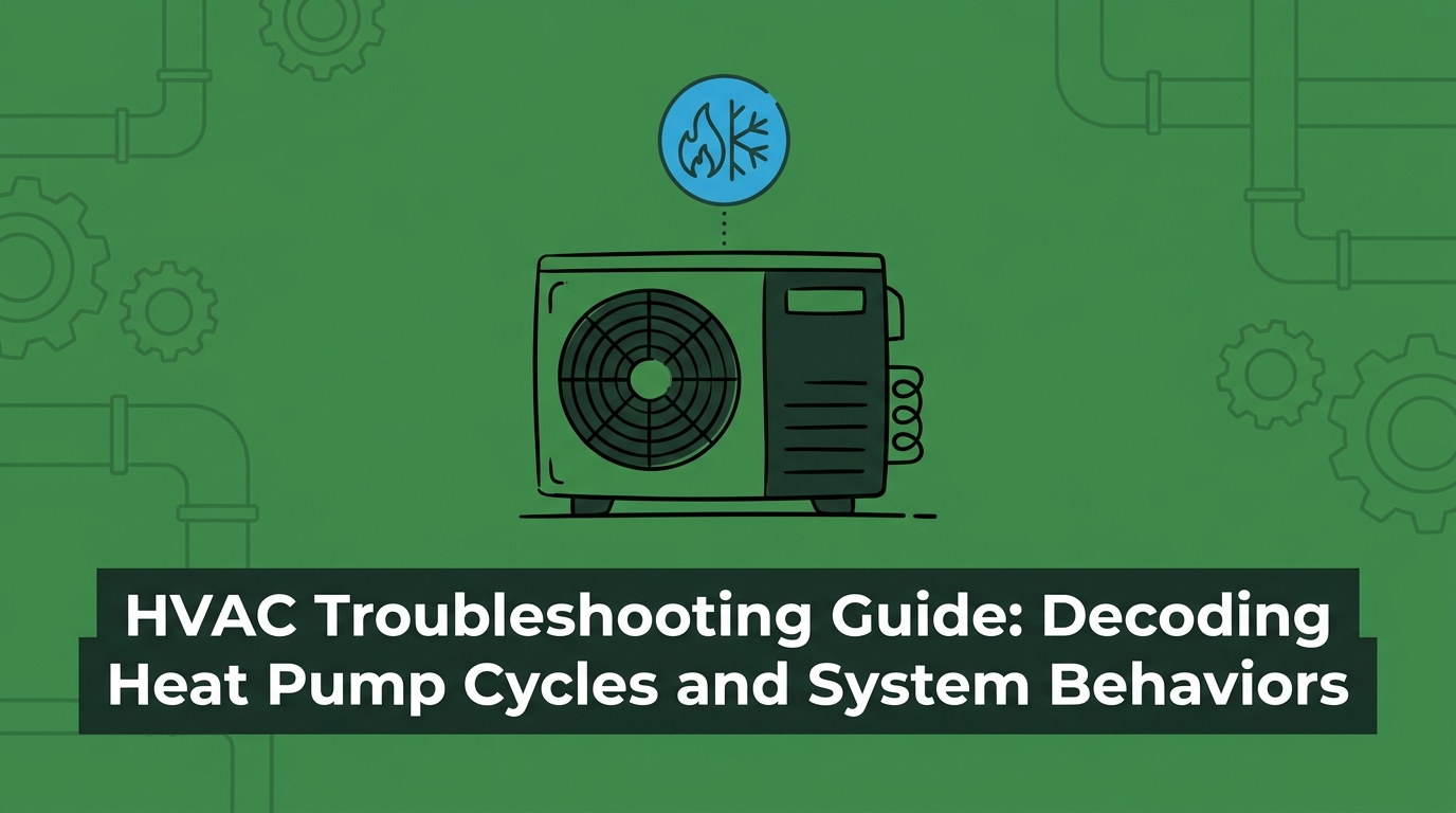 HVAC Blog 18 HVAC Troubleshooting Guide: Decoding Heat Pump Cycles and System Behaviors — featured image