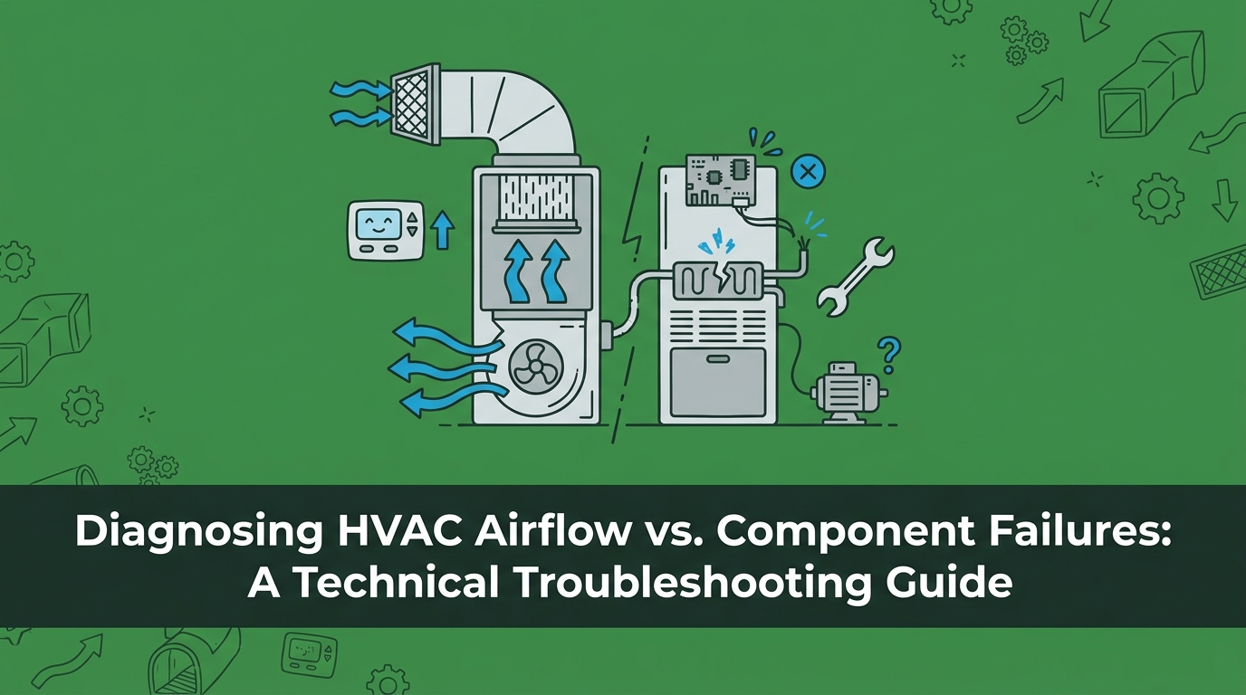 HVAC Blog 15 Diagnosing HVAC Airflow vs. Component Failures: A Technical Troubleshooting Guide — featured image