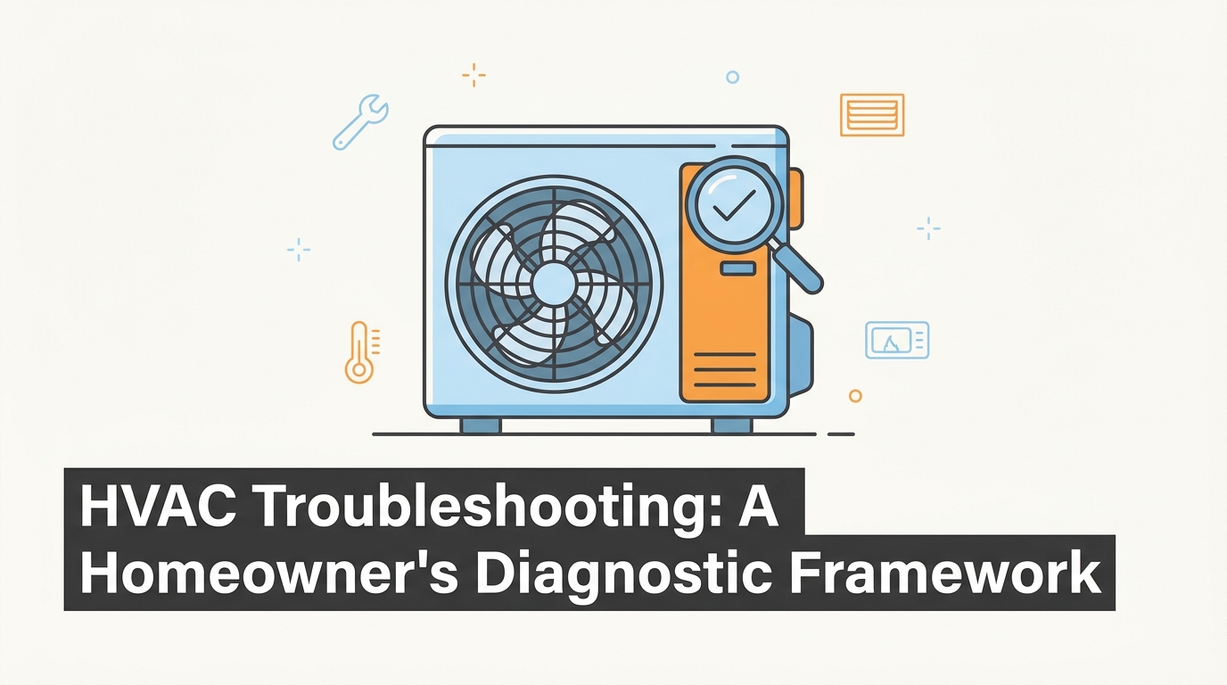 HVAC Blog 18 HVAC Troubleshooting: A Homeowner's Diagnostic Framework — featured image