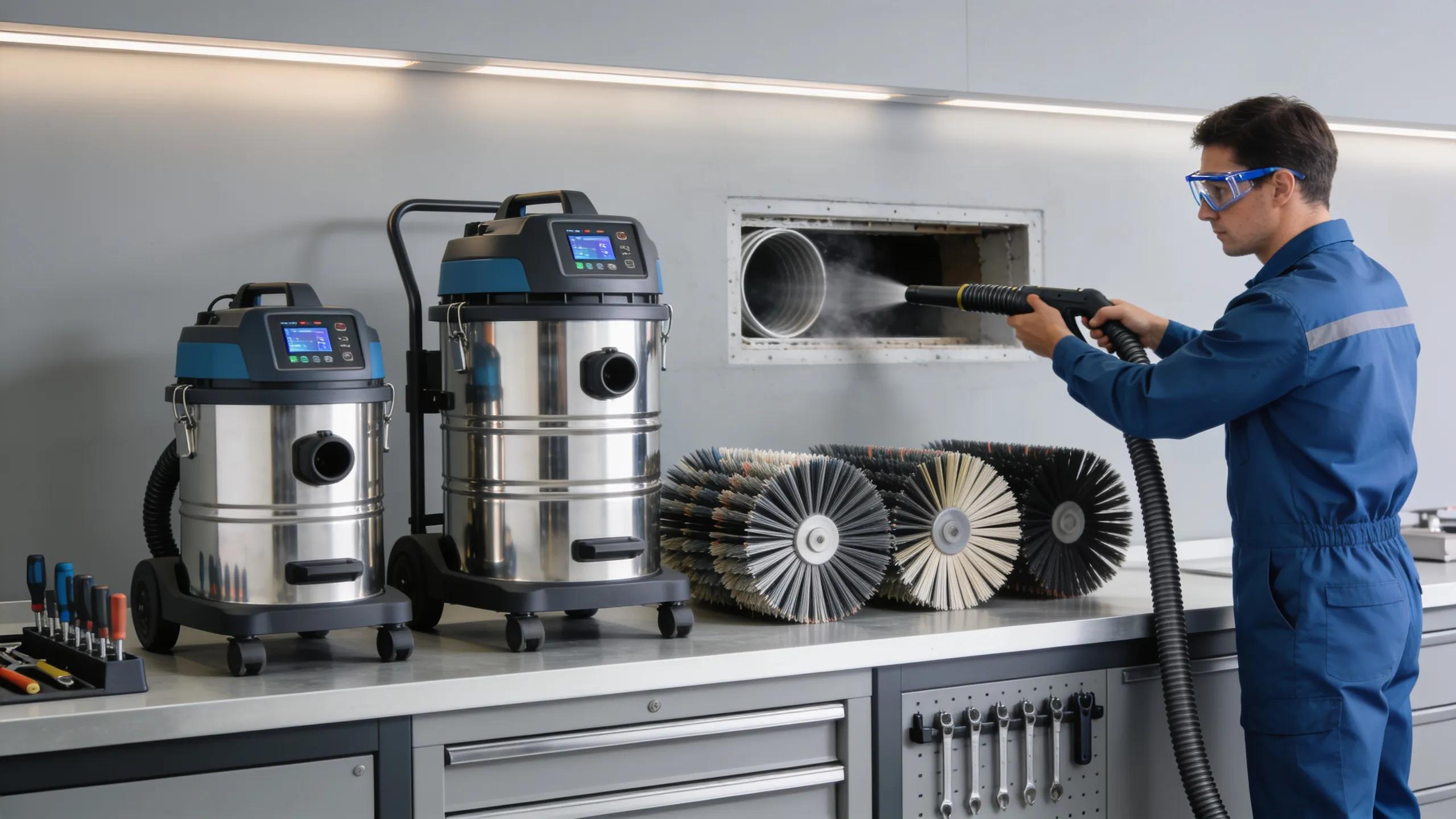 Affordable Air Duct Cleaning Cost for a Healthier Home 3 Advanced air duct cleaning equipment showing technologies used for thorough maintenance