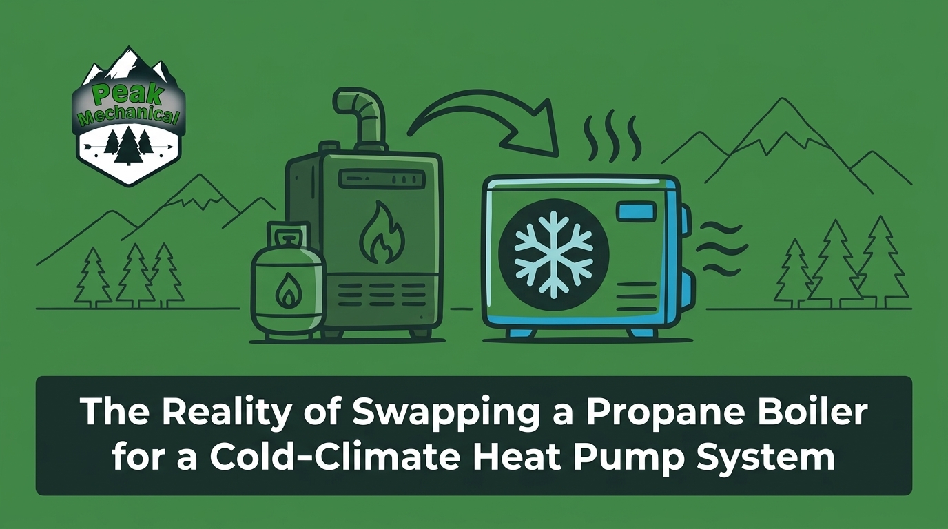 HVAC Blog 4 The Reality of Swapping a Propane Boiler for a Cold-Climate Heat Pump System — featured image